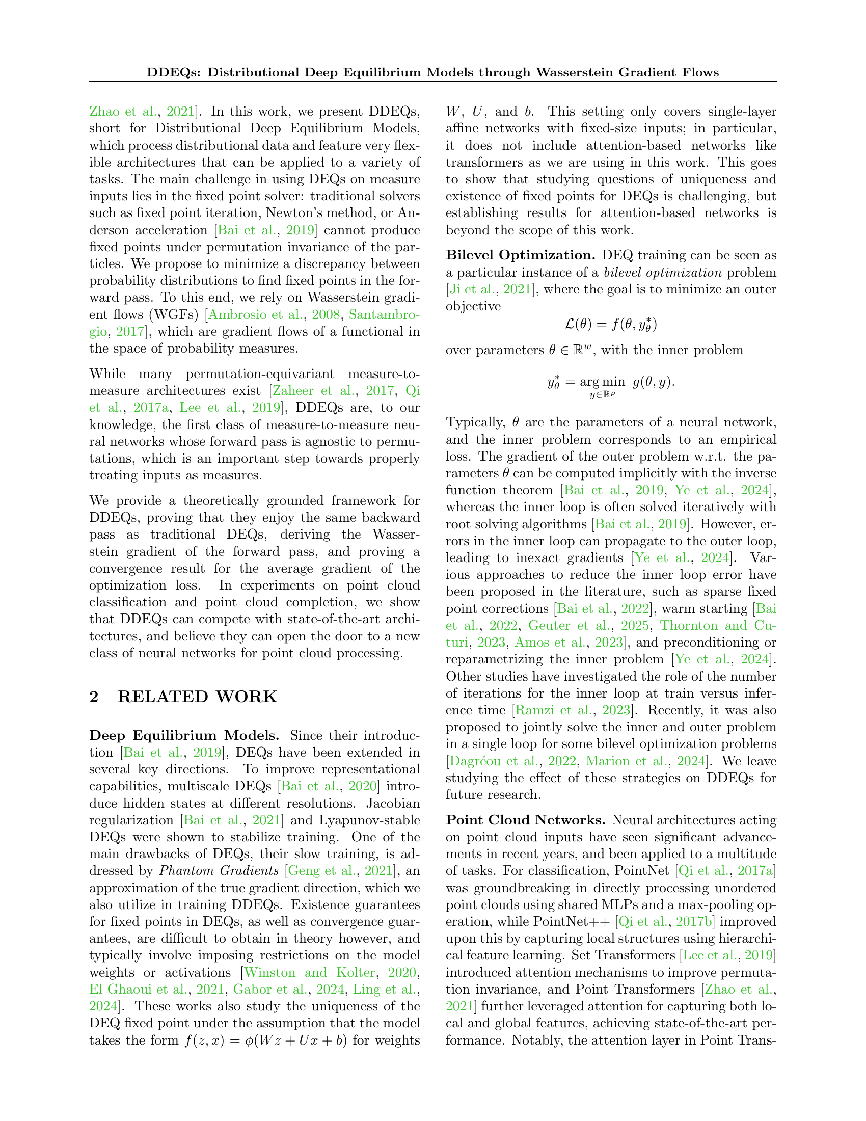 DDEQs: Distributional Deep Equilibrium Models through Wasserstein Gradient Flows - Figure